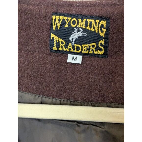 Wyoming Traders Riding Rancher Vest 100% Virgin Wool Brown Mens Size Medium - Picture 3 of 6